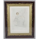 Martins, a 19th century watercolour and pencil sketch,