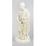 A 19th century carved ivory okimono,