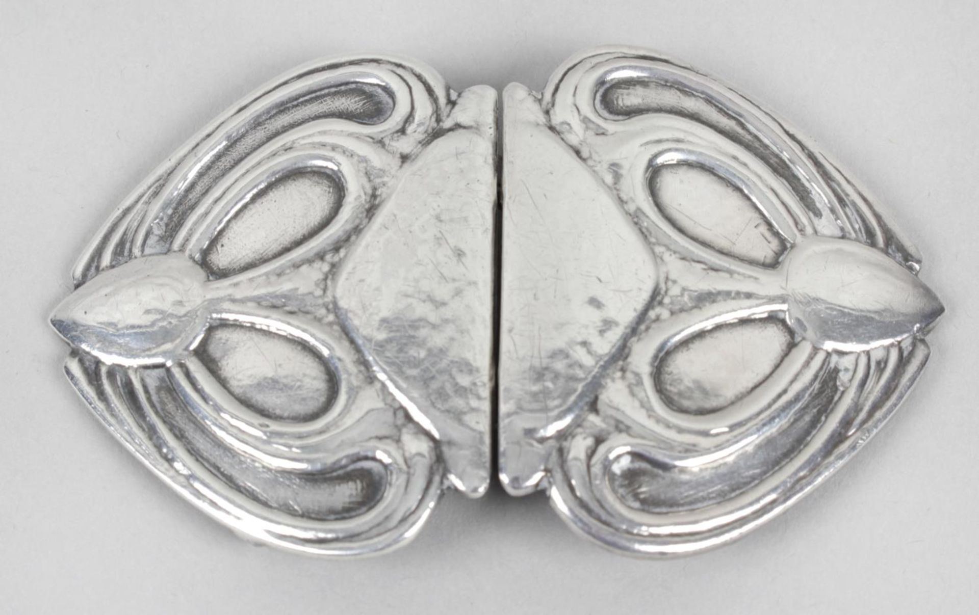 A Liberty 'Cymric' silver belt buckle,