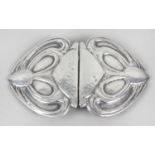 A Liberty 'Cymric' silver belt buckle,