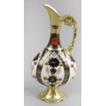 A Royal Crown Derby Old Imari 1128 pattern ewer, 10 (25.5cm) high.