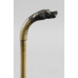 A late 19th century gentleman's walking cane,