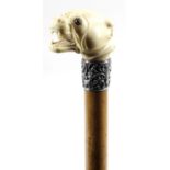 A Victorian walking cane,