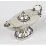 A novelty silver cigar or table lighter by Georg Jensen,