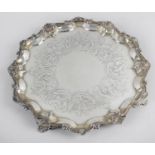 A mid-Victorian silver salver,