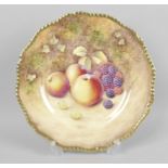 A Royal Worcester bone china plate,