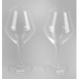 A large mixed selection of assorted glassware to include novelty wine glass decanters,