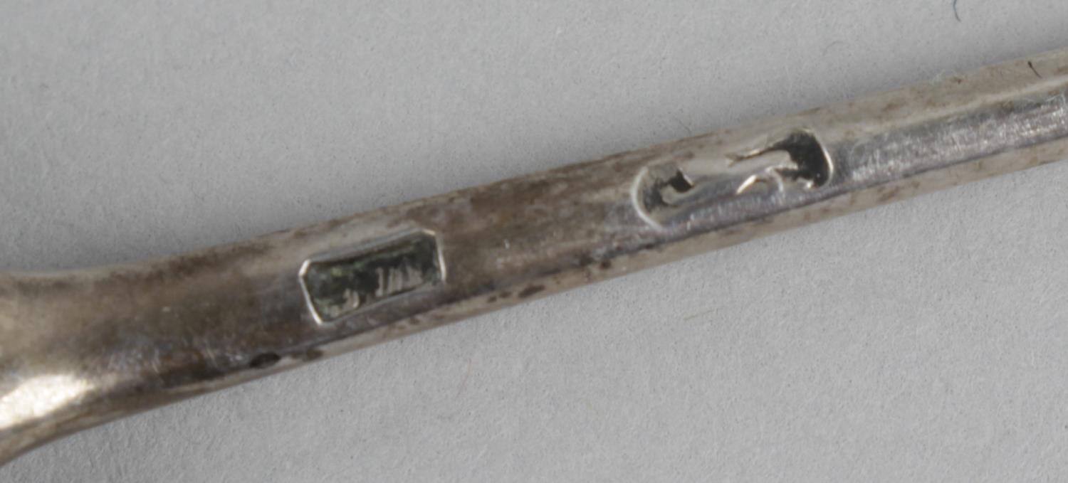 A Georgian silver mote spoon, - Image 4 of 6