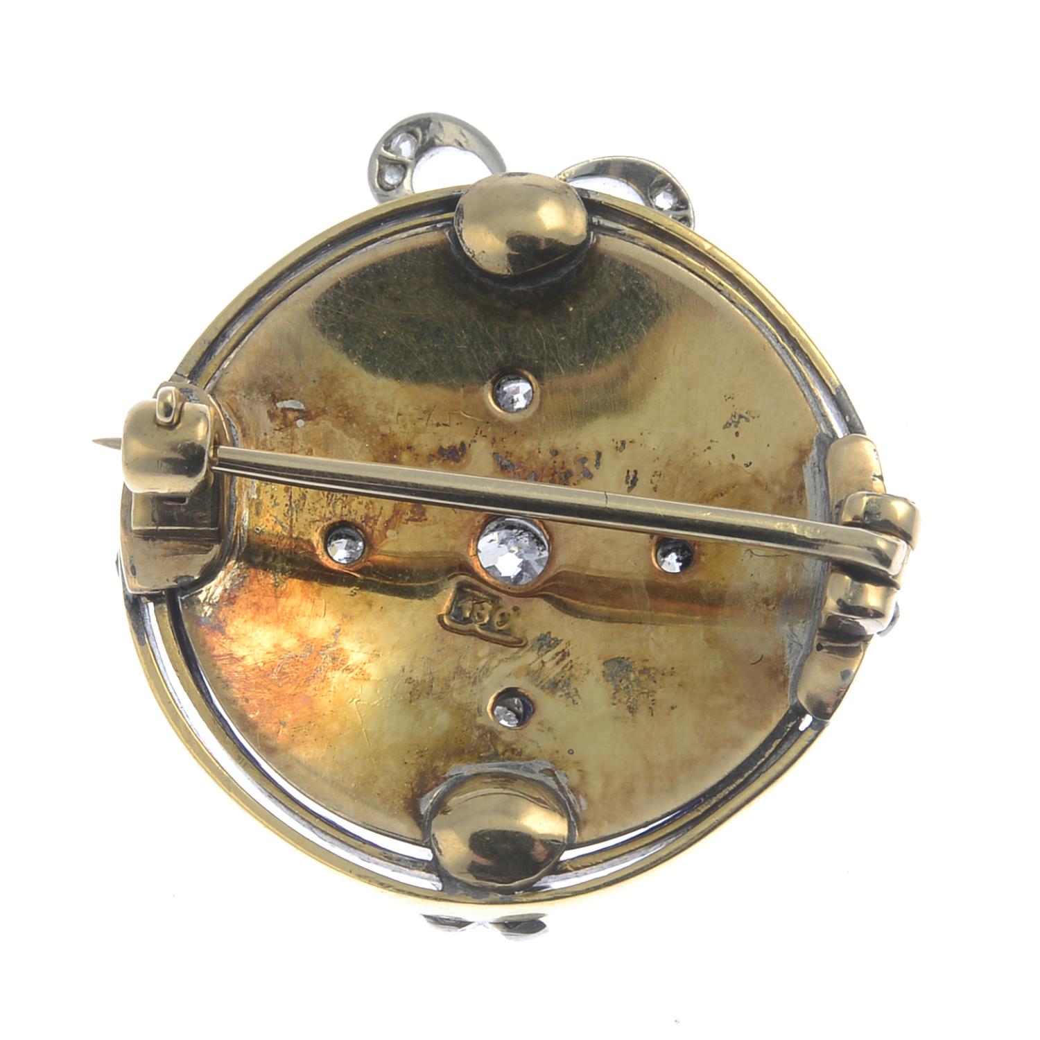 An early 20th century platinum and 18ct gold, - Image 2 of 2