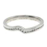 A platinum diamond full eternity ring.Estimated total diamond weight 0.25ct.Hallmarks for