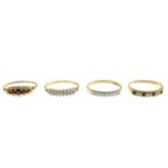 9ct gold diamond ring,