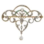 An early 20th openwork brooch,