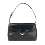 LOUIS VUITTON - black Epi Bagatelle PM handbag.