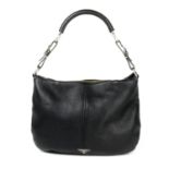 PRADA - a leather hobo handbag.