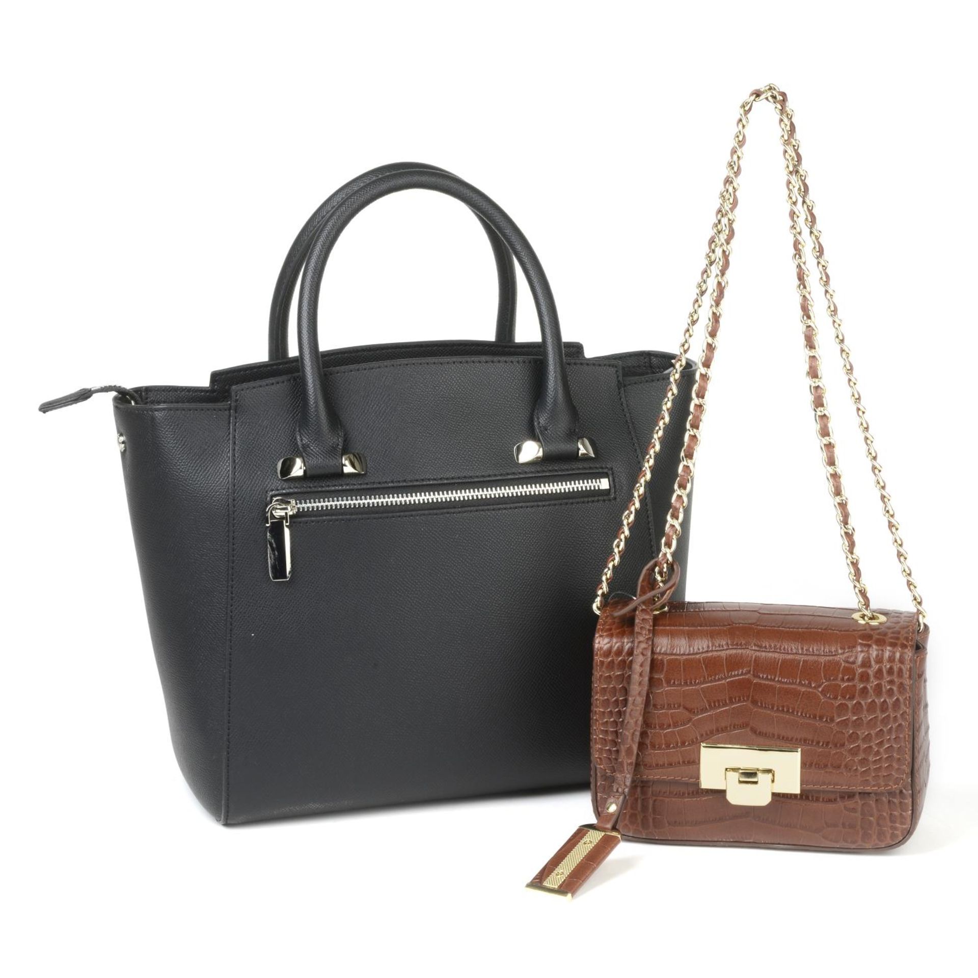CAVALLO MODA - two leather handbags.