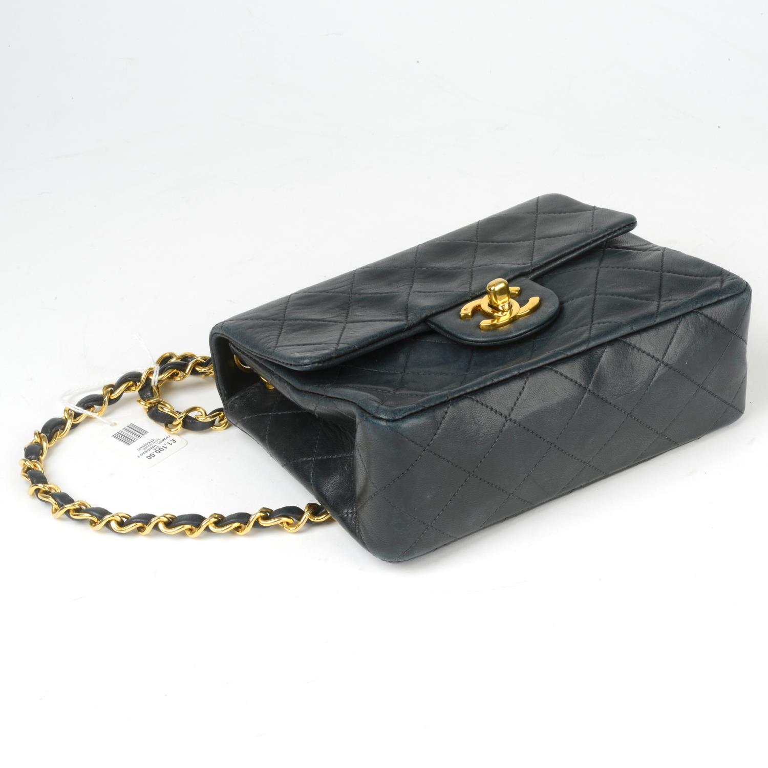 CHANEL - a Mini Square Classic Flap handbag. - Image 5 of 5
