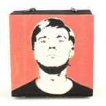 PHILIP TREACY - an Andy Warhol portrait box handbag.