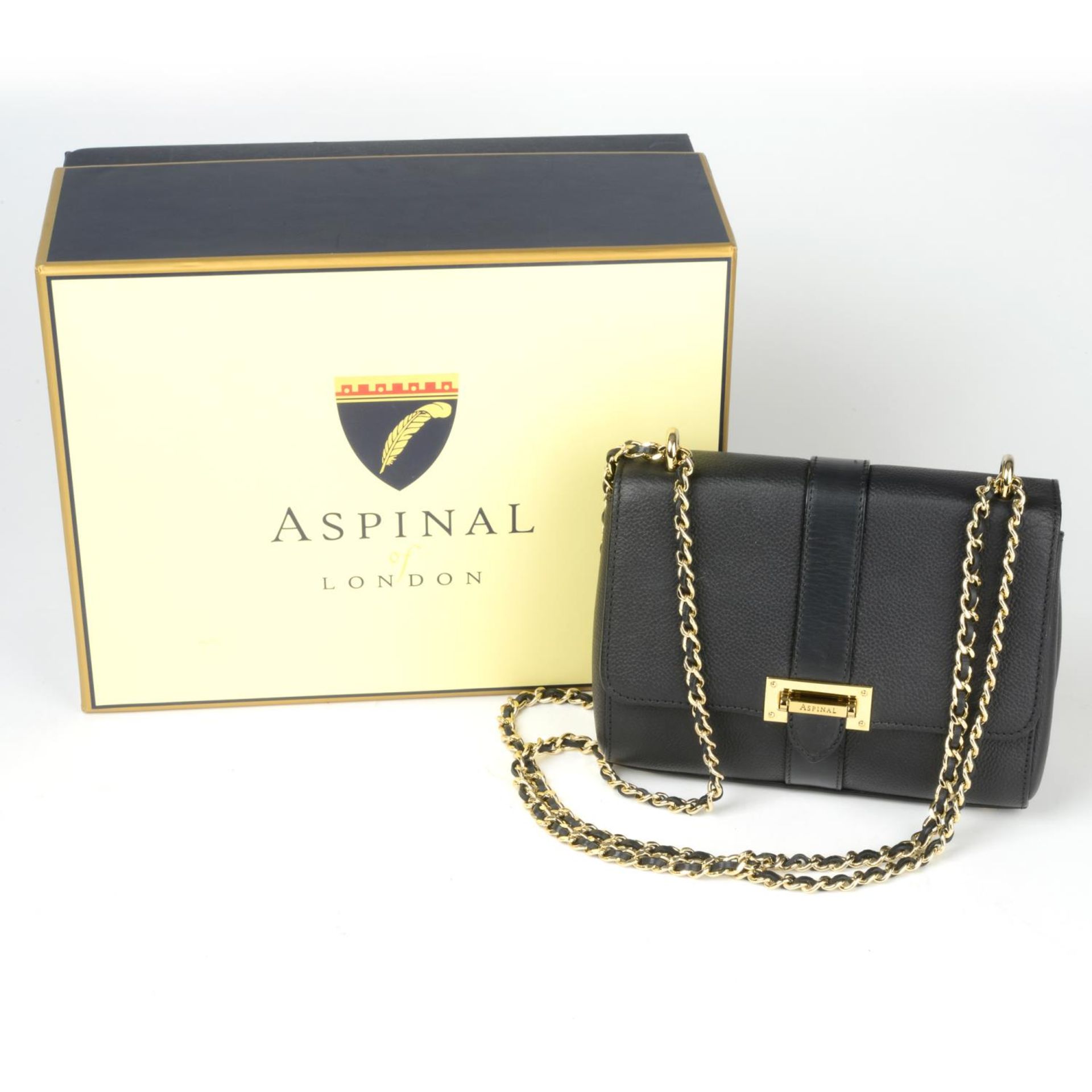 ASPINAL LONDON - a black leather Lottie handbag. - Bild 4 aus 4