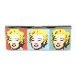 PHILIP TREACY - an Andy Warhol Marilyn Monroe portrait clutch.