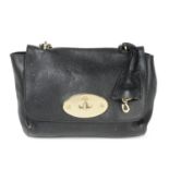 MULBERRY - a small black Lily handbag.