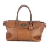 MULBERRY - an Oak Bayswater Buckle handbag.