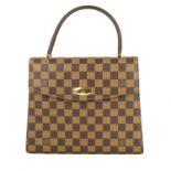 LOUIS VUITTON - a Damier Malesherbes Kelly handbag.