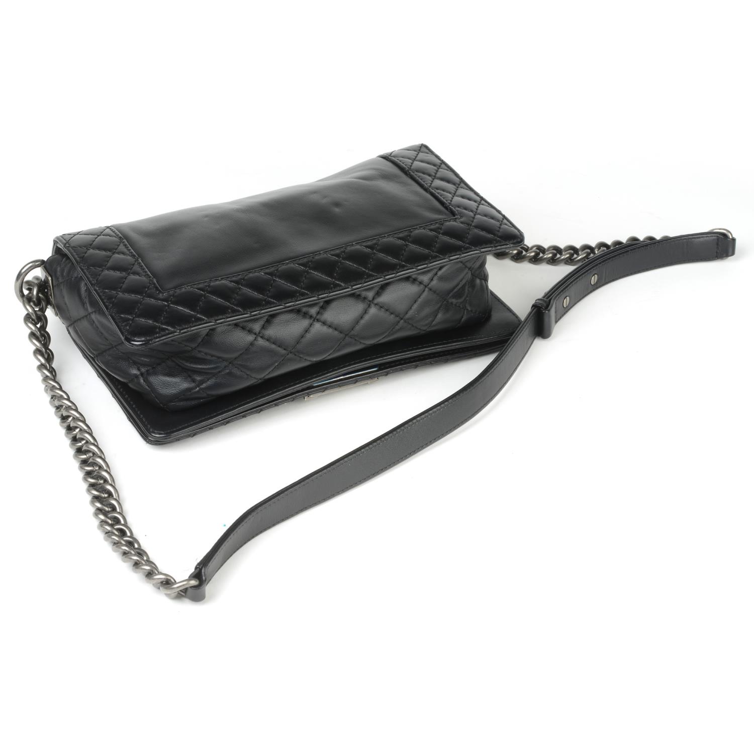 CHANEL - a Small Enchained Boy Flap handbag. - Image 3 of 4