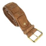 CÉLINE - three leather belts.