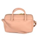 YVES SAINT LAURENT - a light pink Classic Baby duffle bag.