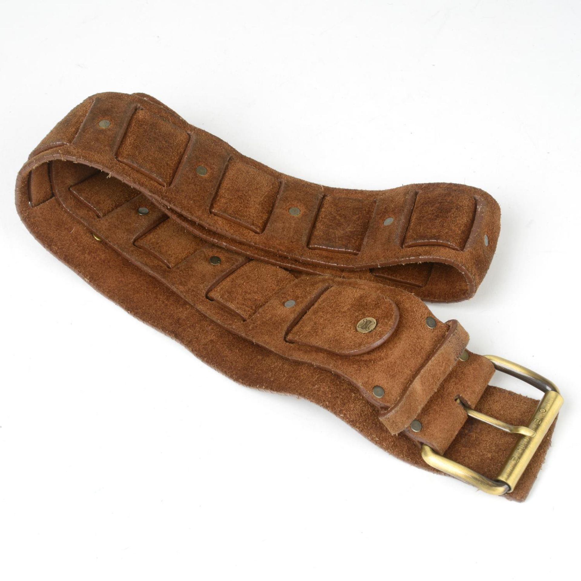 CÉLINE - three leather belts. - Bild 2 aus 4