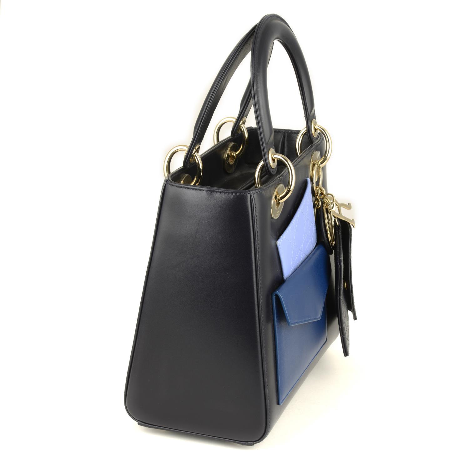 CHRISTIAN DIOR - a limited edition Lady Dior Pockets MM handbag. - Image 6 of 9