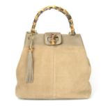 BUTI PELLETTERIE - a beige California handbag.