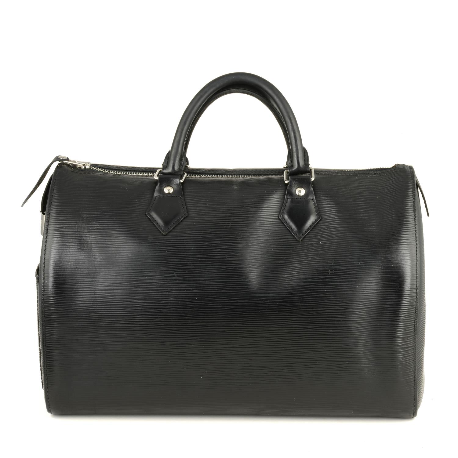 LOUIS VUITTON - an Epi Speedy handbag.