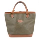 MULBERRY - a vintage Scotchgrain handbag.