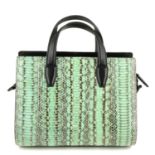 ALEXANDER WANG - a snakeskin Pelican handbag.