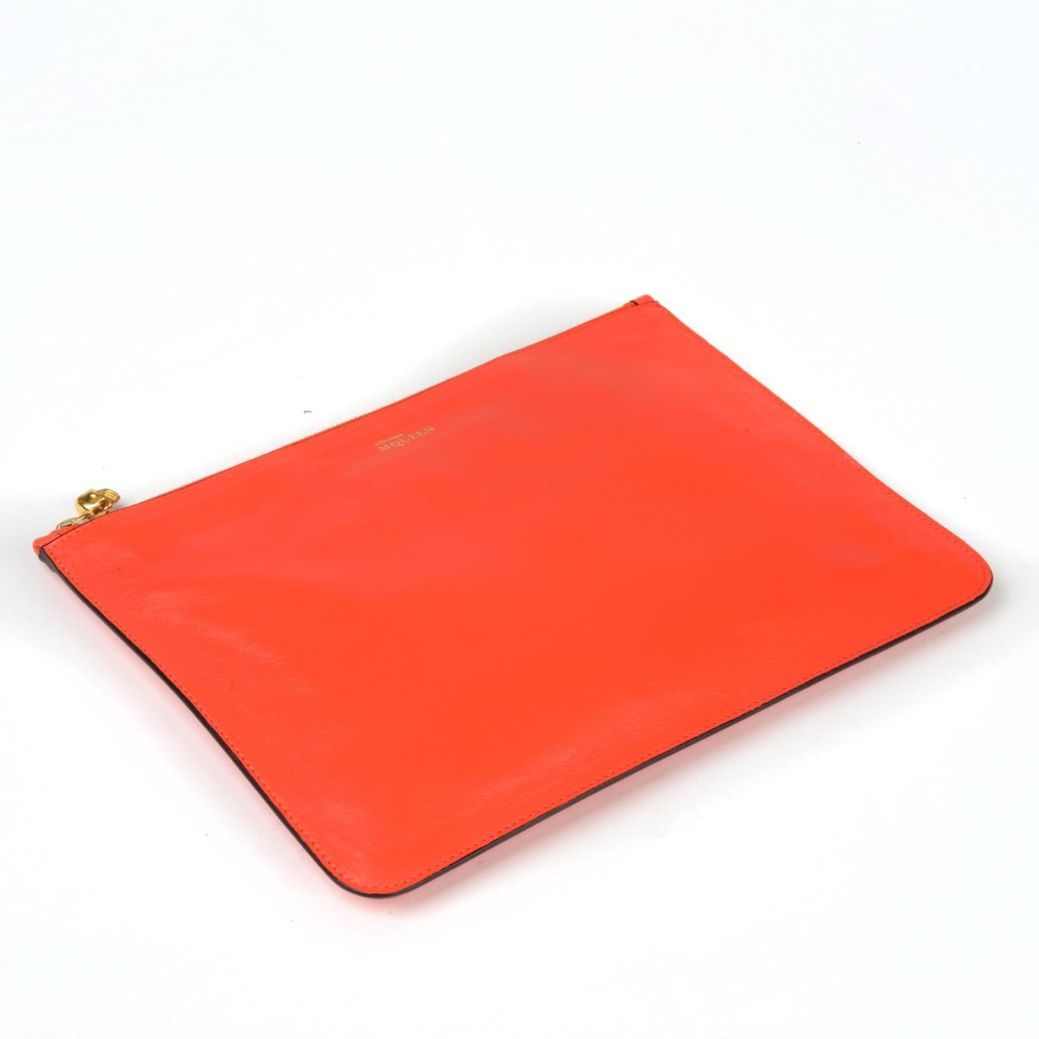 ALEXANDER MCQUEEN - a leather zip pouch. - Image 2 of 4