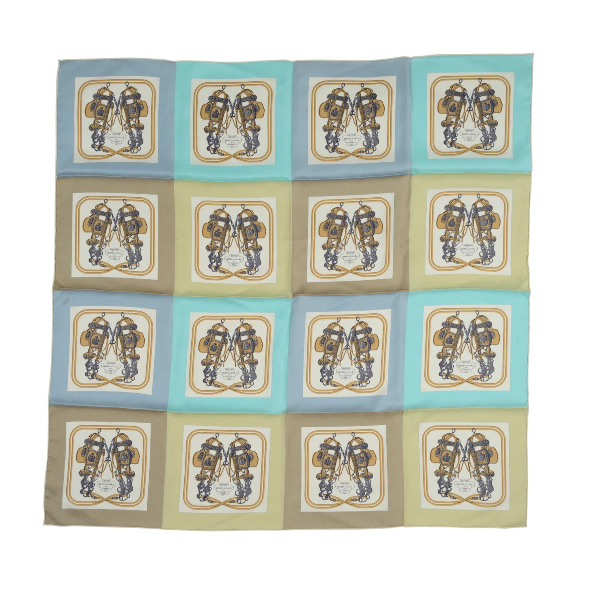 HERMÈS - a 'Mini Brides De Gala' silk scarf. - Image 2 of 3