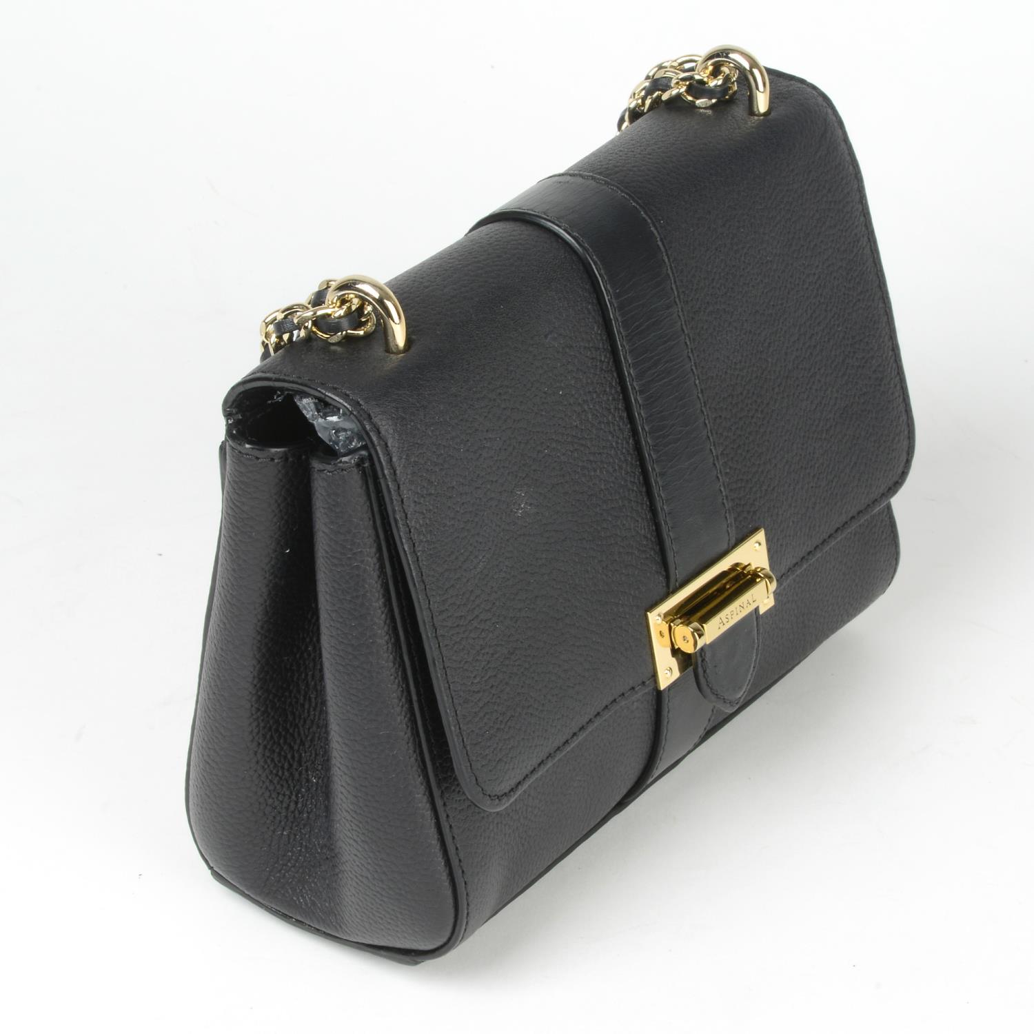 ASPINAL LONDON - a black leather Lottie handbag. - Image 2 of 4