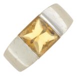 A citrine 'Tank' ring,