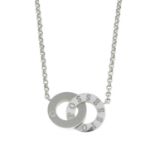 A brilliant-cut diamond 'Possession' necklace,