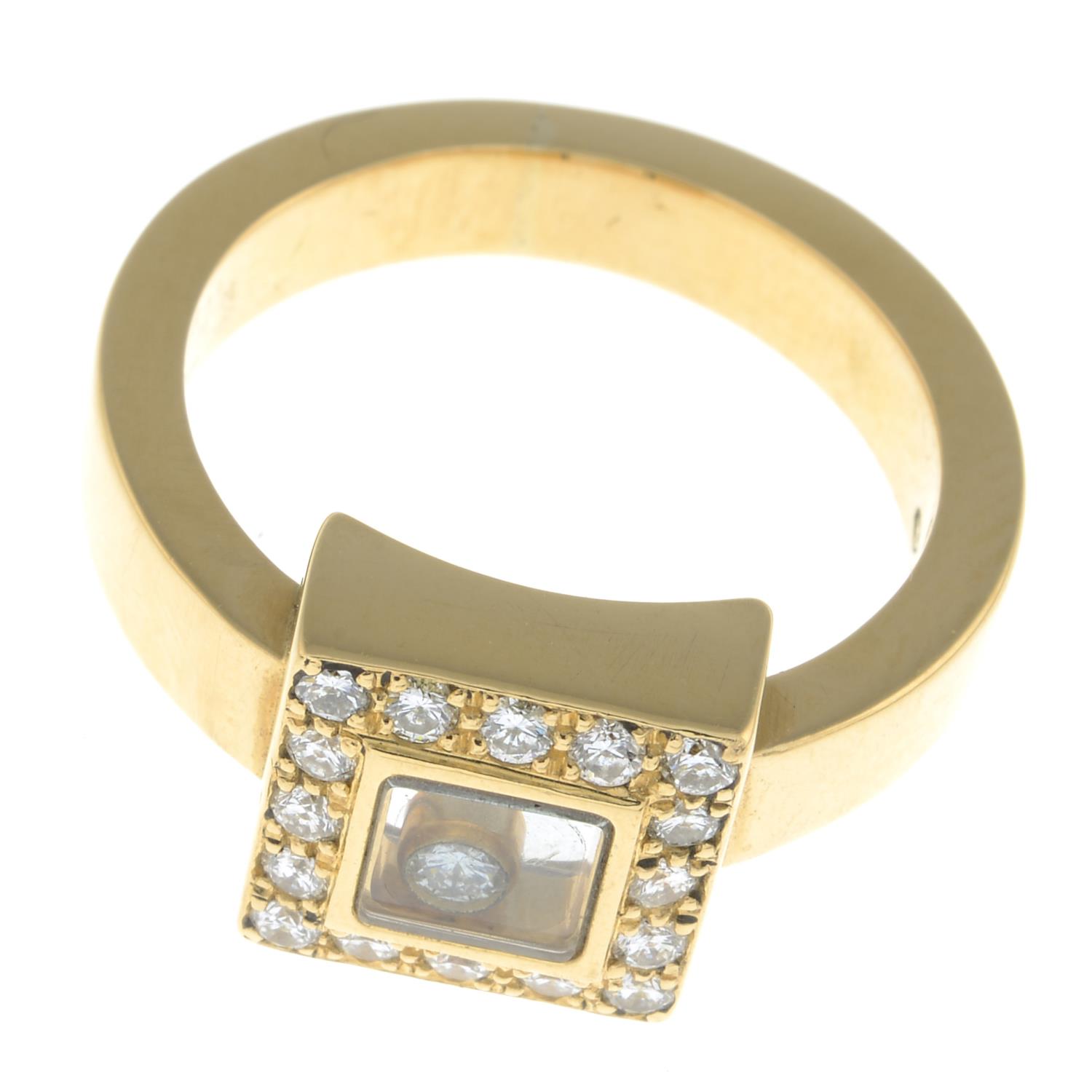 A brilliant-cut diamond 'Happy Diamonds' ring, by Chopard. - Image 2 of 3