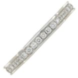 A brilliant-cut diamond 'Snowflake' full eternity ring,