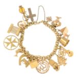 A charm bracelet,