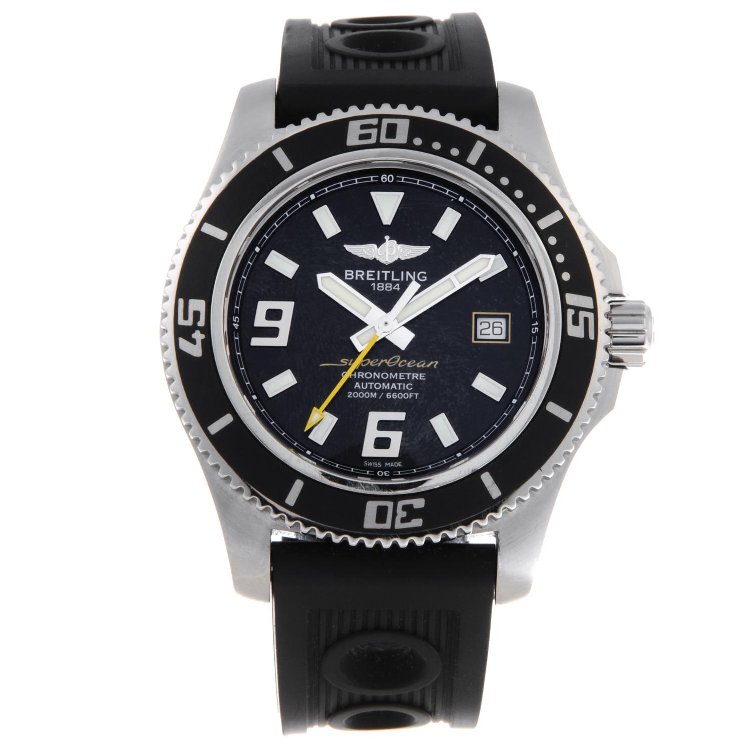 BREITLING - a gentleman's Superocean 44 wrist watch.