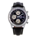 BREITLING - a limited edition gentleman's Navitimer 'Patrouille Suisse' chronograph wrist watch.
