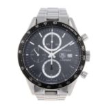 TAG HEUER - a gentleman's Carrera chronograph bracelet watch.