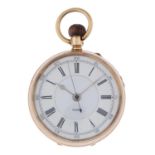 A centre seconds pocket watch by H.Samuel.