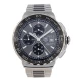 TAG HEUER - a gentleman's Formula 1 Calibre 16 chronograph bracelet watch.