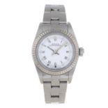 ROLEX - a lady's Oyster Perpetual bracelet watch.