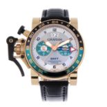GRAHAM - a gentleman's Chronofighter GMT chronograph wrist watch.